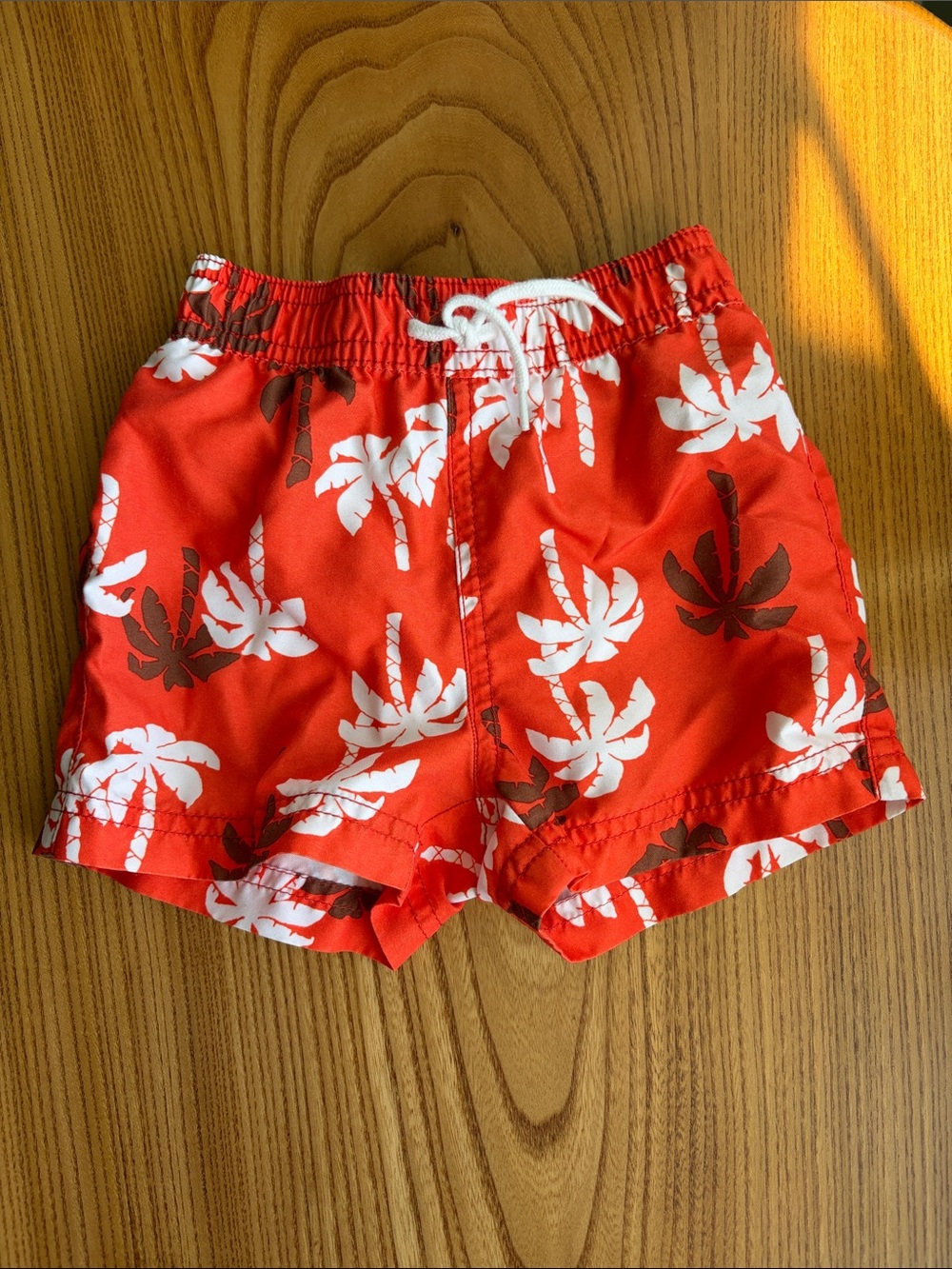 Janie and Jack | Palm-Print Swim Shorts
